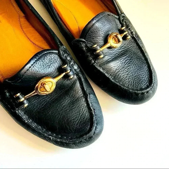 Coach Leather Arlene Turnlock Driver Moccasins - Picture 6 of 10